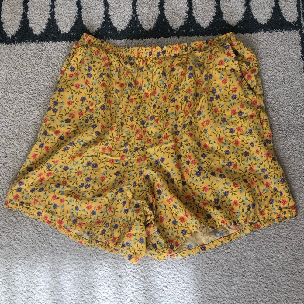 Vintage Bobby Brooks Super High-Rise Floral Shorts